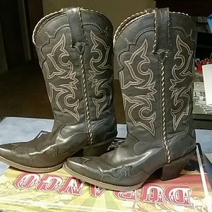 Durango snip toe cowboy boots